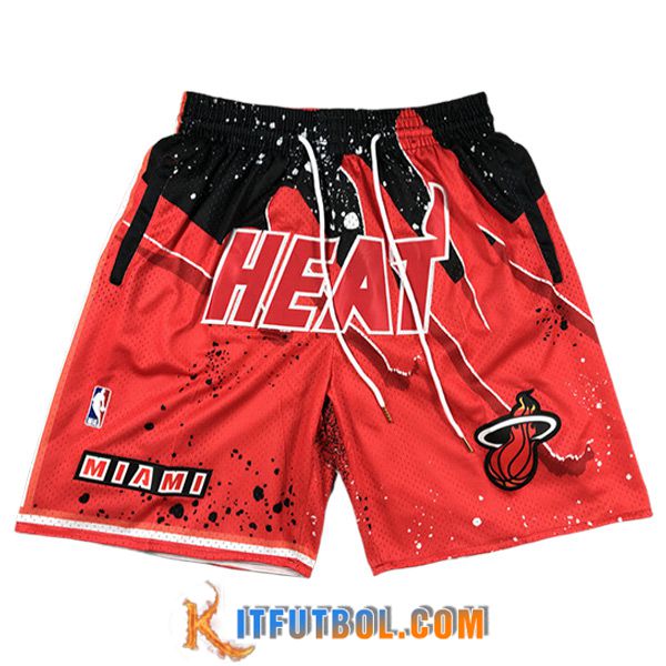 Cortos NBA Miami Heat 2023/24 Rojo