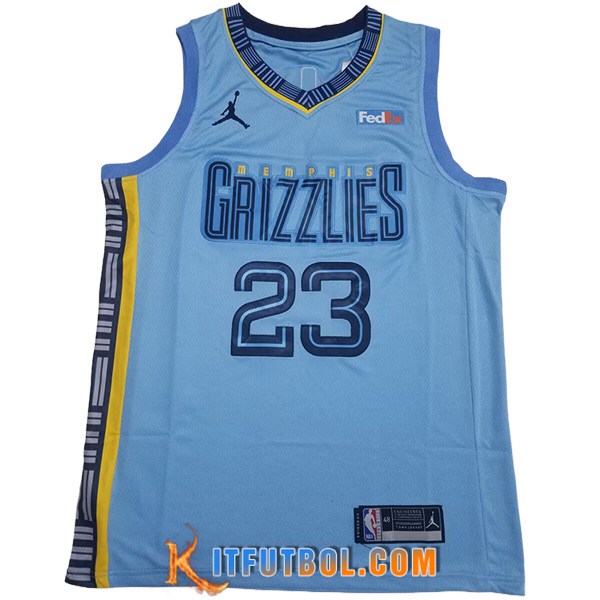 Camisetas De Futbol Memphis Grizzlies (Rosa #23) 2023/24 Azul