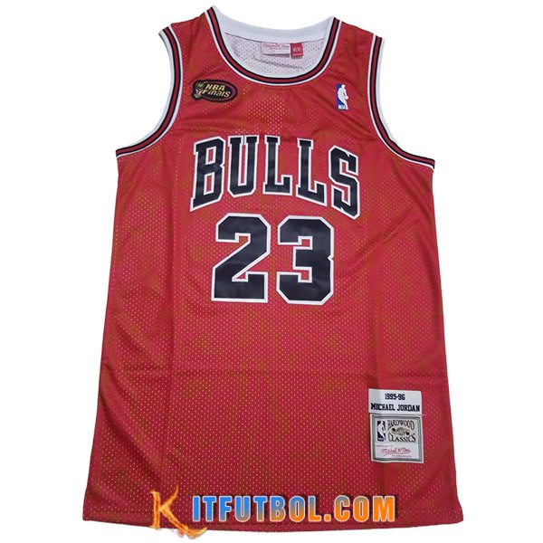 Camisetas De Futbol Chicago Bulls (JORDAN #23) 2023/24 Rojo -05