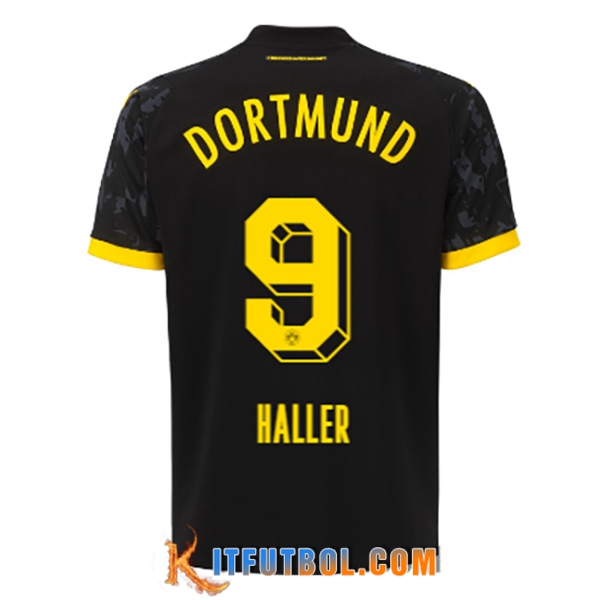 Camisetas De Futbol Dortmund BVB (HALLER #9) 2023/2024 Segunda