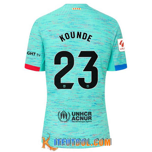 Camisetas De Futbol Barcelona (KOUNDE #23) 2023/2024 Tercera