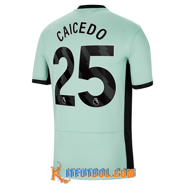 Camisetas De Futbol Chelsea (CAICEDO #25) 2023/2024 Tercera