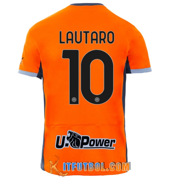Camisetas De Futbol Inter Milan (LAUTARO #10) 2023/2024 Tercera