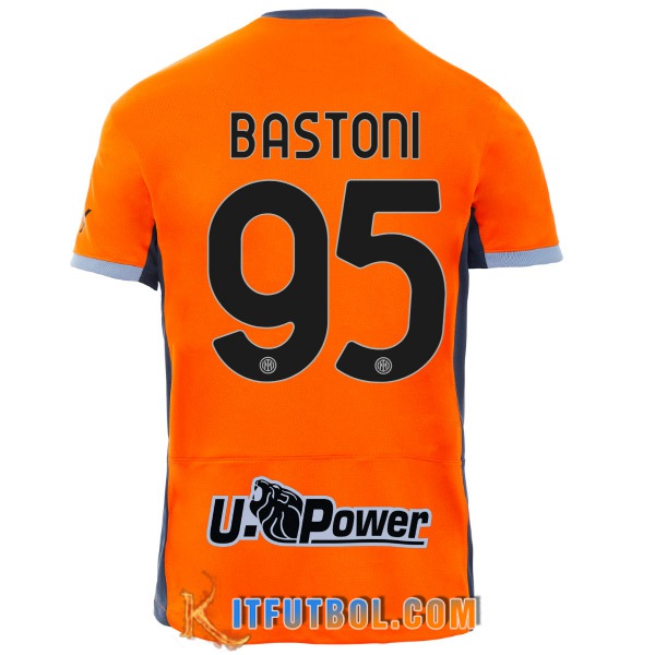 Camisetas De Futbol Inter Milan (BASTONI #95) 2023/2024 Tercera
