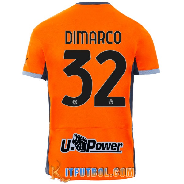 Camisetas De Futbol Inter Milan (DIMARCO #32) 2023/2024 Tercera