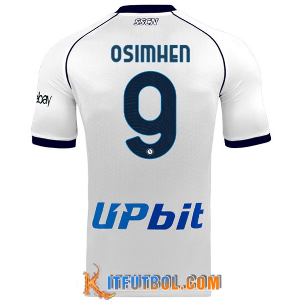Camisetas De Futbol SSC Napoli (OSIMHEN #9) 2023/2024 Segunda