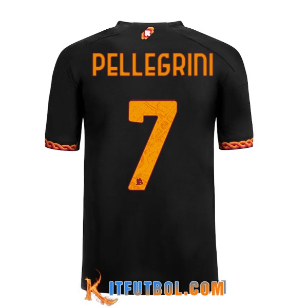 Camisetas De Futbol AS Roma (PELLEGRINI #7) 2023/2024 Tercera