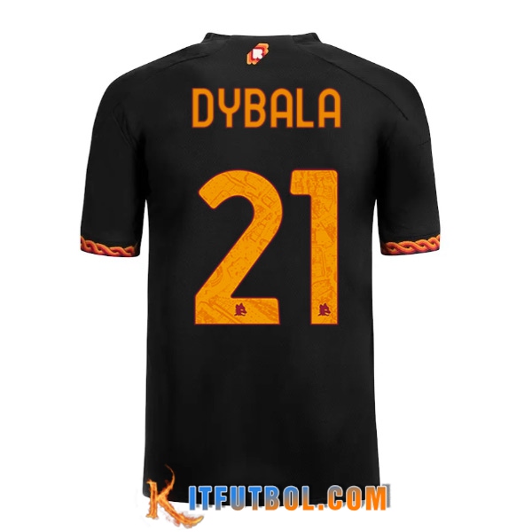 Camisetas De Futbol AS Roma (DYBALA #21) 2023/2024 Tercera