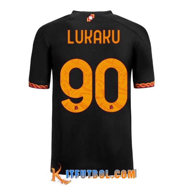 Camisetas De Futbol AS Roma (LUKAKU #90) 2023/2024 Tercera