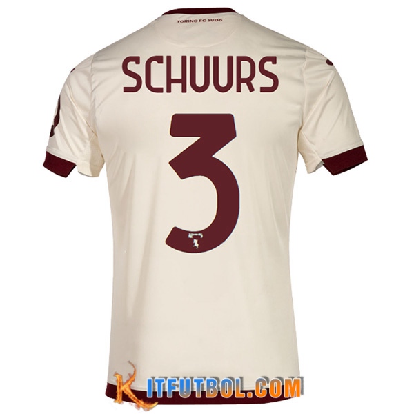 Camisetas De Futbol Torino (SCHUURS #3) 2023/2024 Segunda