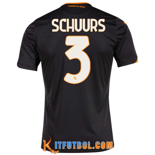 Camisetas De Futbol Torino (SCHUURS #3) 2023/2024 Tercera