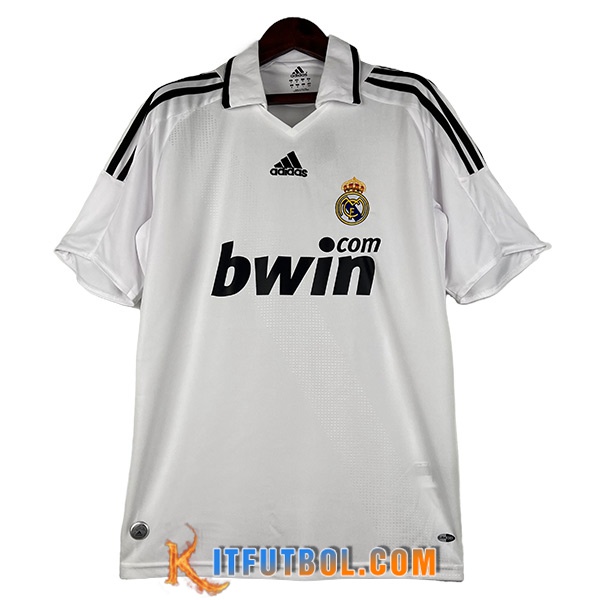 Camisetas De Futbol Real Madrid Retro Primera 2008/2009