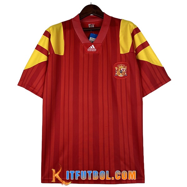 Camisetas De Futbol España Retro Primera 1992/1994