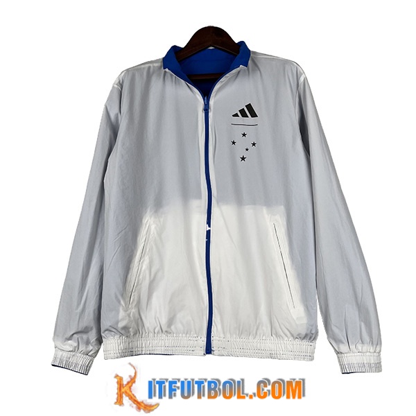 Rompevientos Cruzeiro EC Gris/Blanco 2023/2024