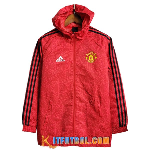 Rompevientos Manchester United Rojo 2023/2024 -03