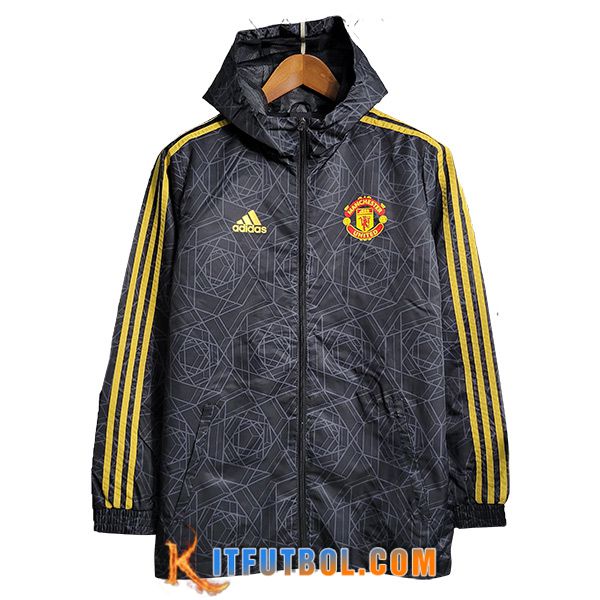 Rompevientos Manchester United Negro 2023/2024 -04