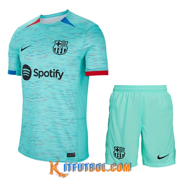 Camisetas Futbol FC Barcelona Tercera + Cortos 2023/2024