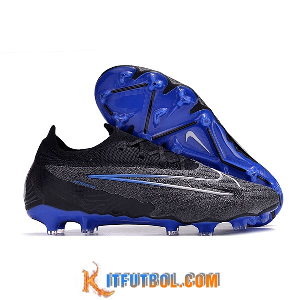 Nike Botas De Fútbol Phantom GX Elite DF Link FG Negro/Azul