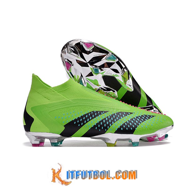 Adidas Botas De Fútbol Predator PREDATOR PREDATOR ACCURACY+ FG BOOTS Negro/Verde