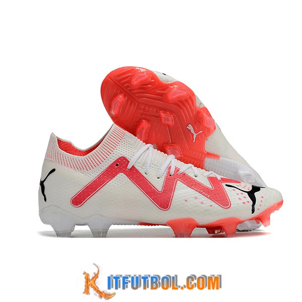PUMA Botas De Fútbol Puma Future Ultimate FG Blanco/Naranja