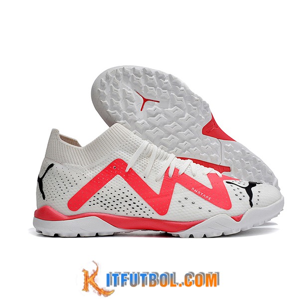 PUMA Botas De Fútbol Puma Future X Powercat Tokyo Match TF Blanco/Rojo