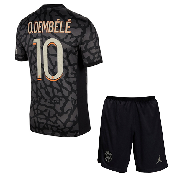 Camisetas De Futbol PSG (O.DEMBÉLÉ #10) Ninoss 2023/2024 Tercera