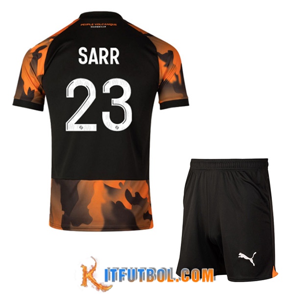 Camisetas De Futbol Marsella (SARR #23) Ninoss 2023/2024 Tercera