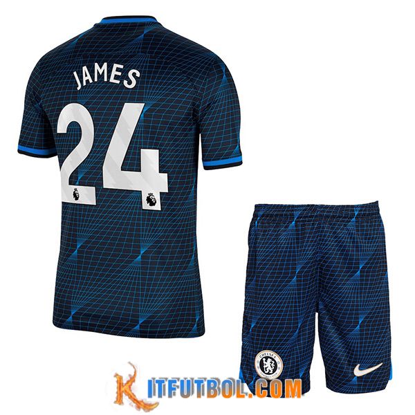 Camisetas De Futbol Chelsea (JAMES #24) Ninoss 2023/2024 Segunda