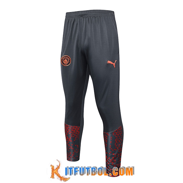 Pantalon Entrenamiento Manchester City Gris 2023/2024