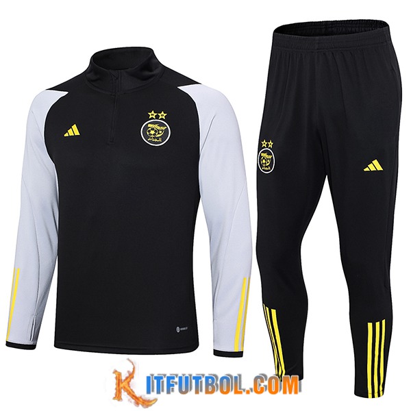 Chandal Equipos De Futbol Algeria Negro 2023/2024 -04