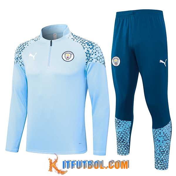 Chandal Equipos De Futbol Manchester City Azul Claro 2023/2024 -06