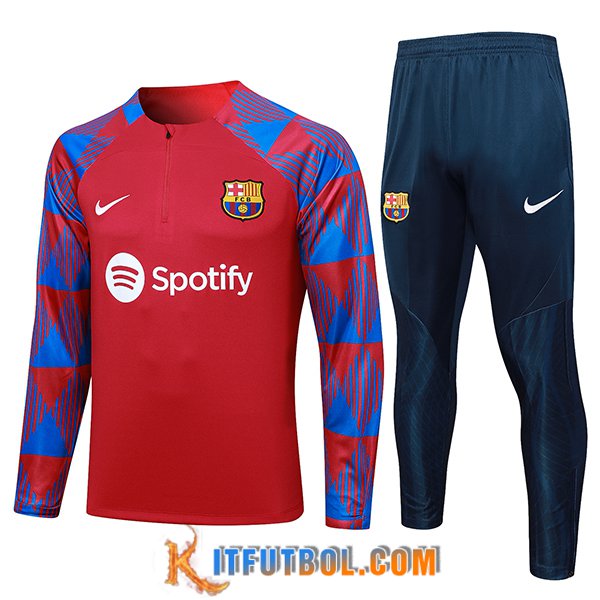 Chandal Equipos De Futbol FC Barcelona Rojo 2023/2024 -02