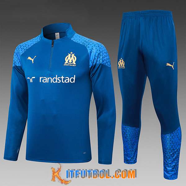 Chandal Equipos De Futbol Marsella Ninos Azul 2023/2024