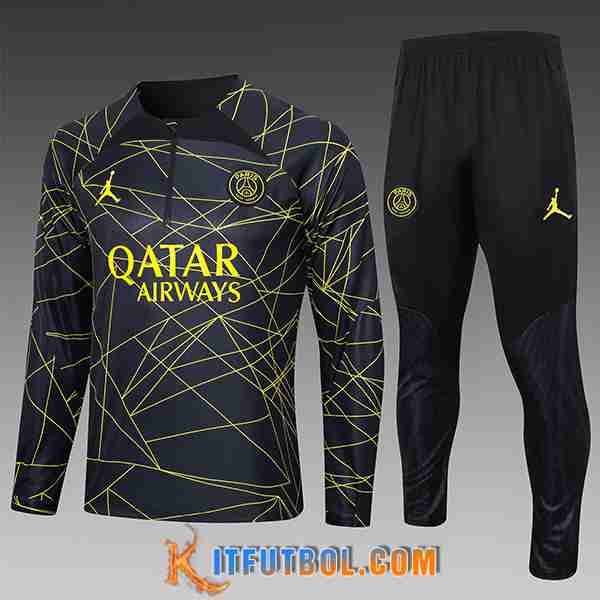 Chandal Equipos De Futbol PSG Ninos Negro 2023/2024 -04
