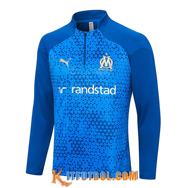 Sudadera De Entrenamiento Marsella Azul 2023/2024