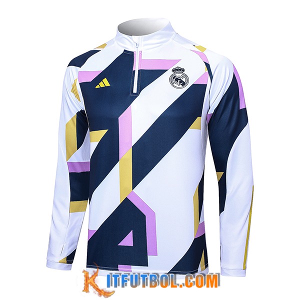 Sudadera De Entrenamiento Real Madrid Blanco 2023/2024 -06