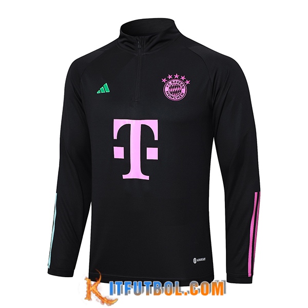 Sudadera De Entrenamiento Bayern Munich Negro 2023/2024 -05