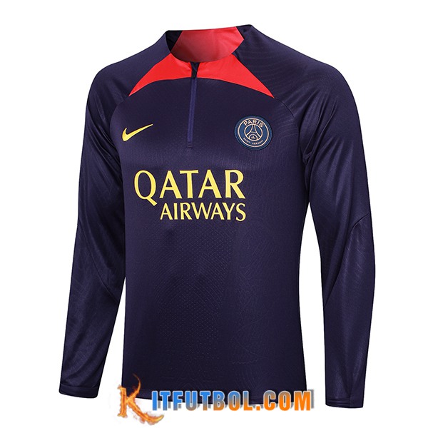 Sudadera De Entrenamiento PSG Violeta 2023/2024 -02