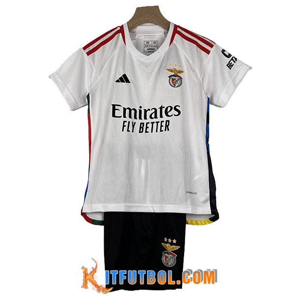 Camisetas De Futbol S.L.Benfica Ninos Tercera 2023/2024