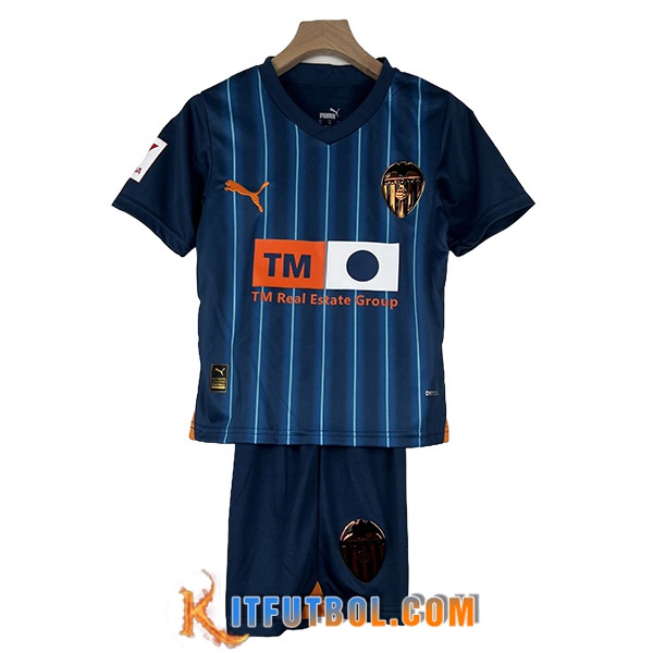 Camisetas De Futbol Valencia CF Ninos Segunda 2023/2024