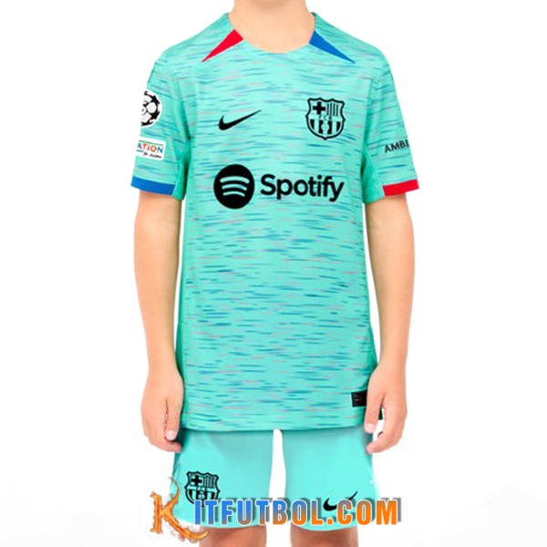 Camisetas De Futbol FC Barcelona Ninos Tercera 2023/2024