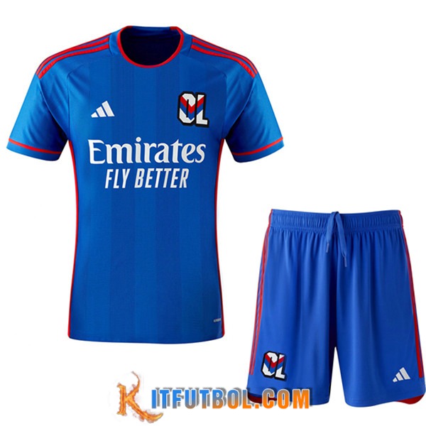 Camisetas De Futbol lyon Ninos Segunda 2023/2024