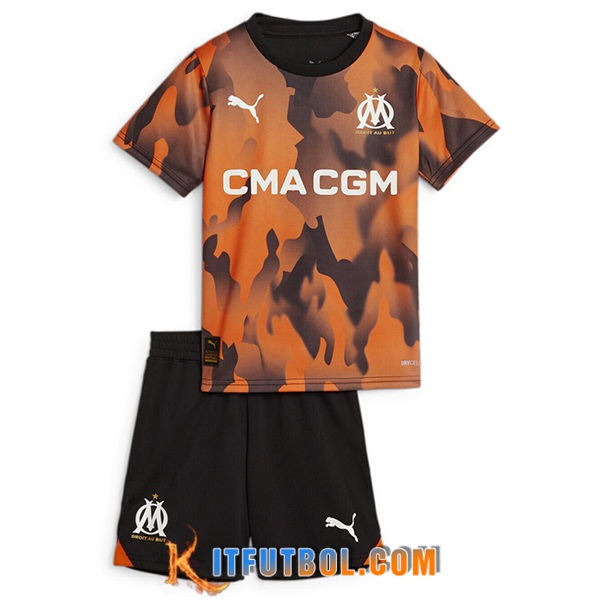 Camisetas De Futbol Marsella Ninos Tercera 2023/2024
