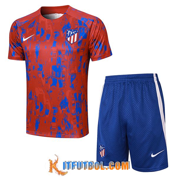 Camiseta Entrenamiento + Cortos Atletico Madrid Gris 2023/2024