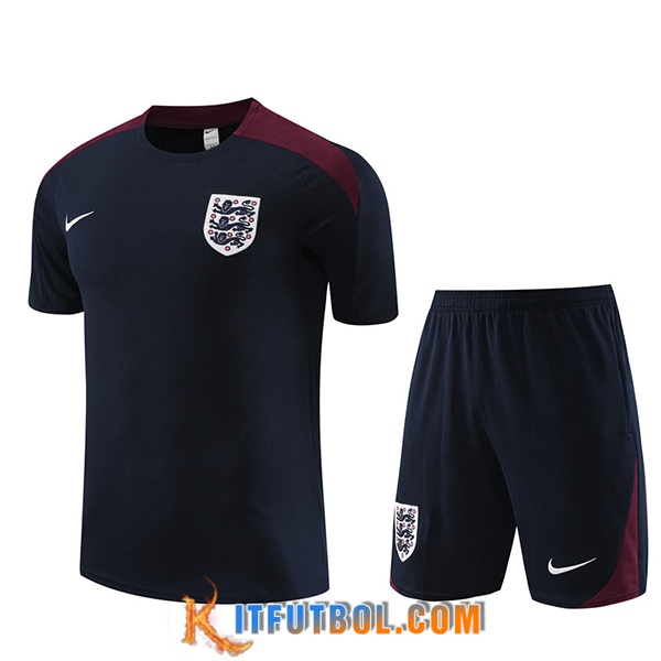 Camiseta Entrenamiento + Cortos Inglaterra Azul marino 2023/2024