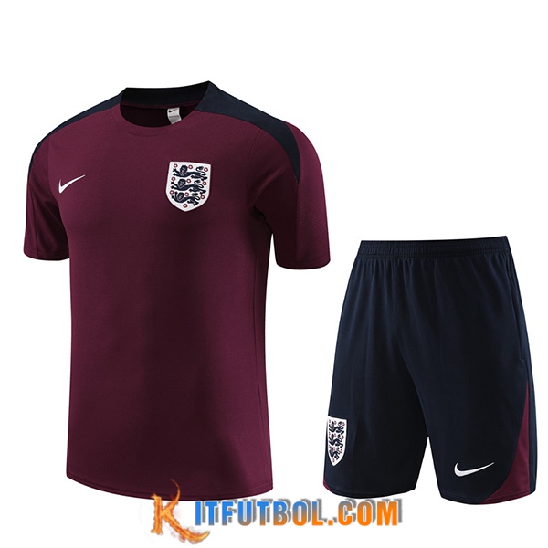 Camiseta Entrenamiento + Cortos Inglaterra Rojo 2023/2024