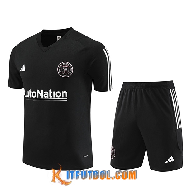 Camiseta Entrenamiento + Cortos Inter Miami CF Negro 2023/2024