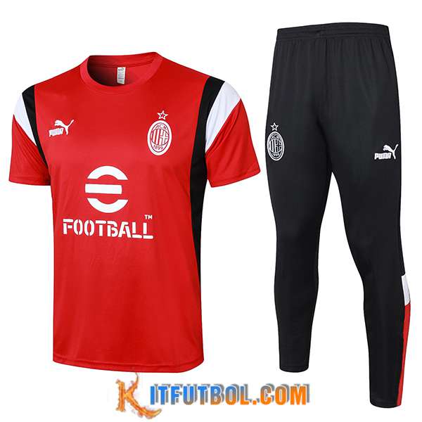 Camiseta Polo AC Milan Rojo 2023/2024 -02