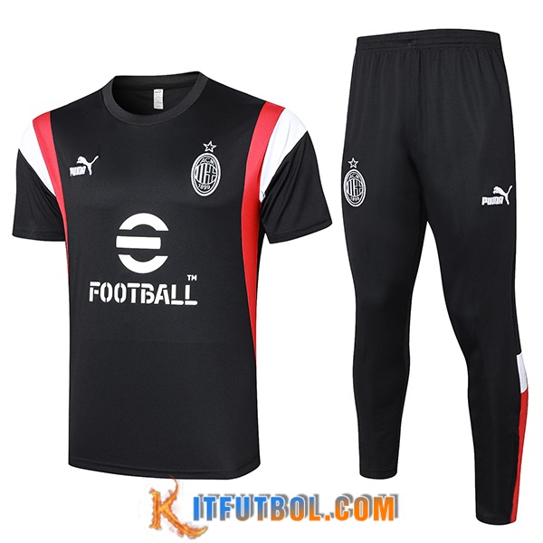 Camiseta Polo AC Milan Negro 2023/2024 -02