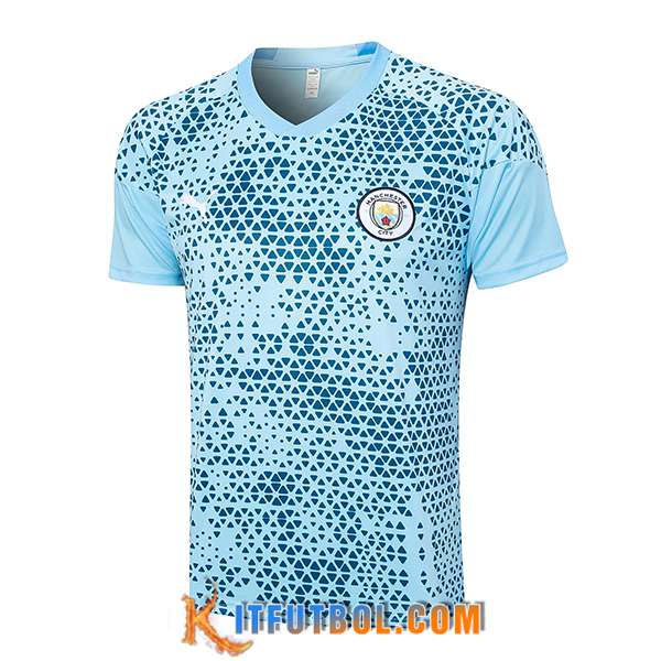 Camiseta Entrenamiento Manchester City Azul Claro 2023/2024 -03